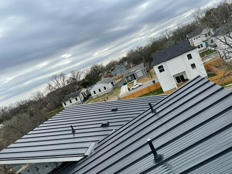 Standing seam metal roof panels with vents for Skylight Repair in Elko New Market